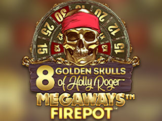 8 Golden Skulls of the Holly Roger Megaways™